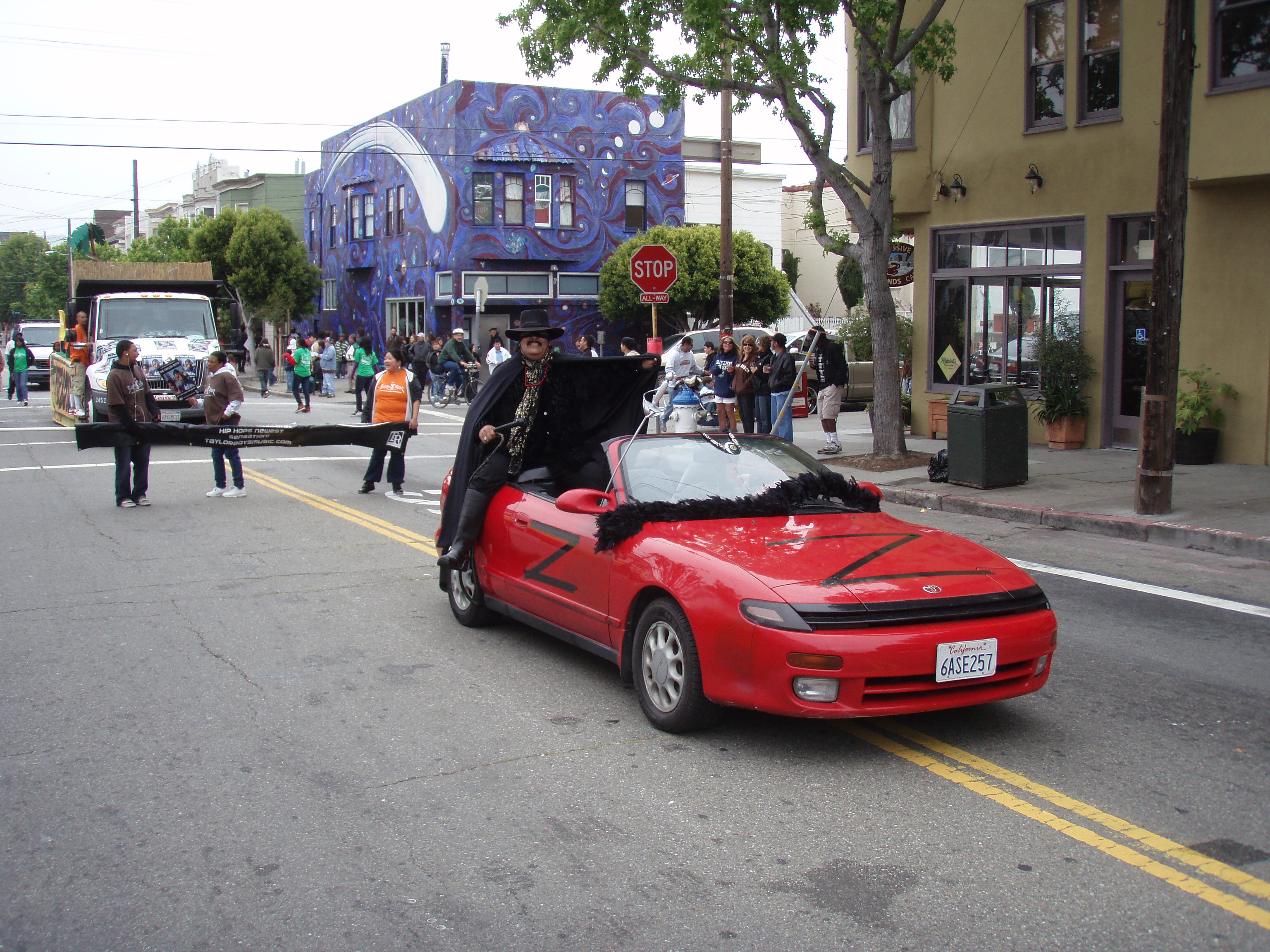 "I'm just going to get drunk, carry a whip and duct tape some Zs on a Mazda."