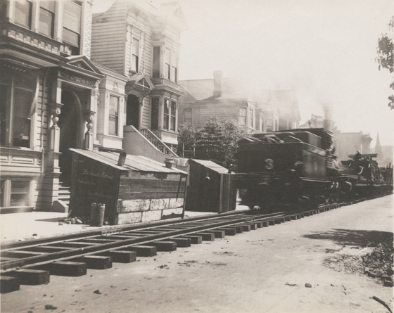 Temporary Freight Train, 20th and Capp, 1906