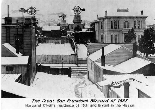 The Great San Francisco Blizzard of 1887, 16th and Bryant