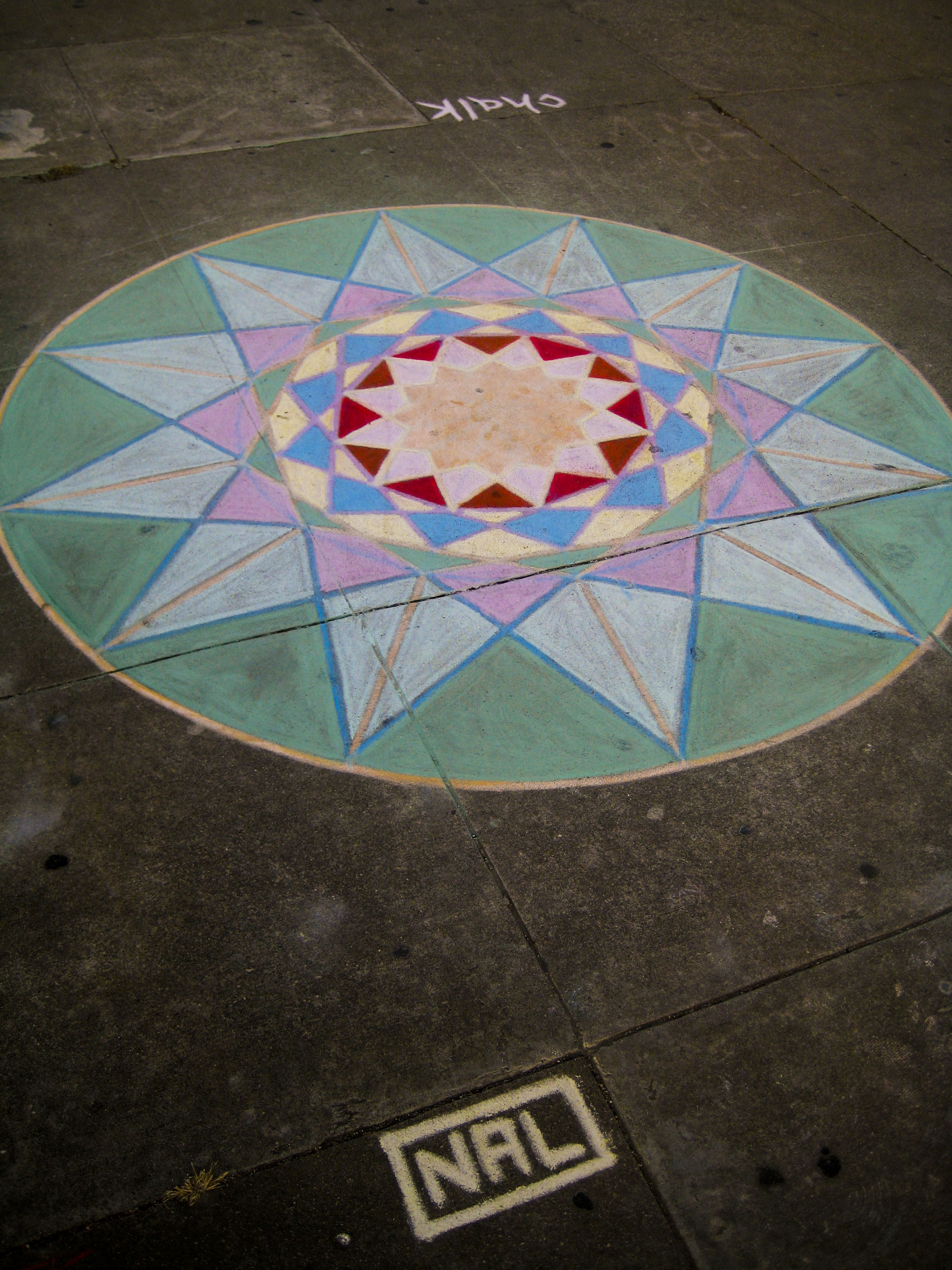 Chalk Mandala