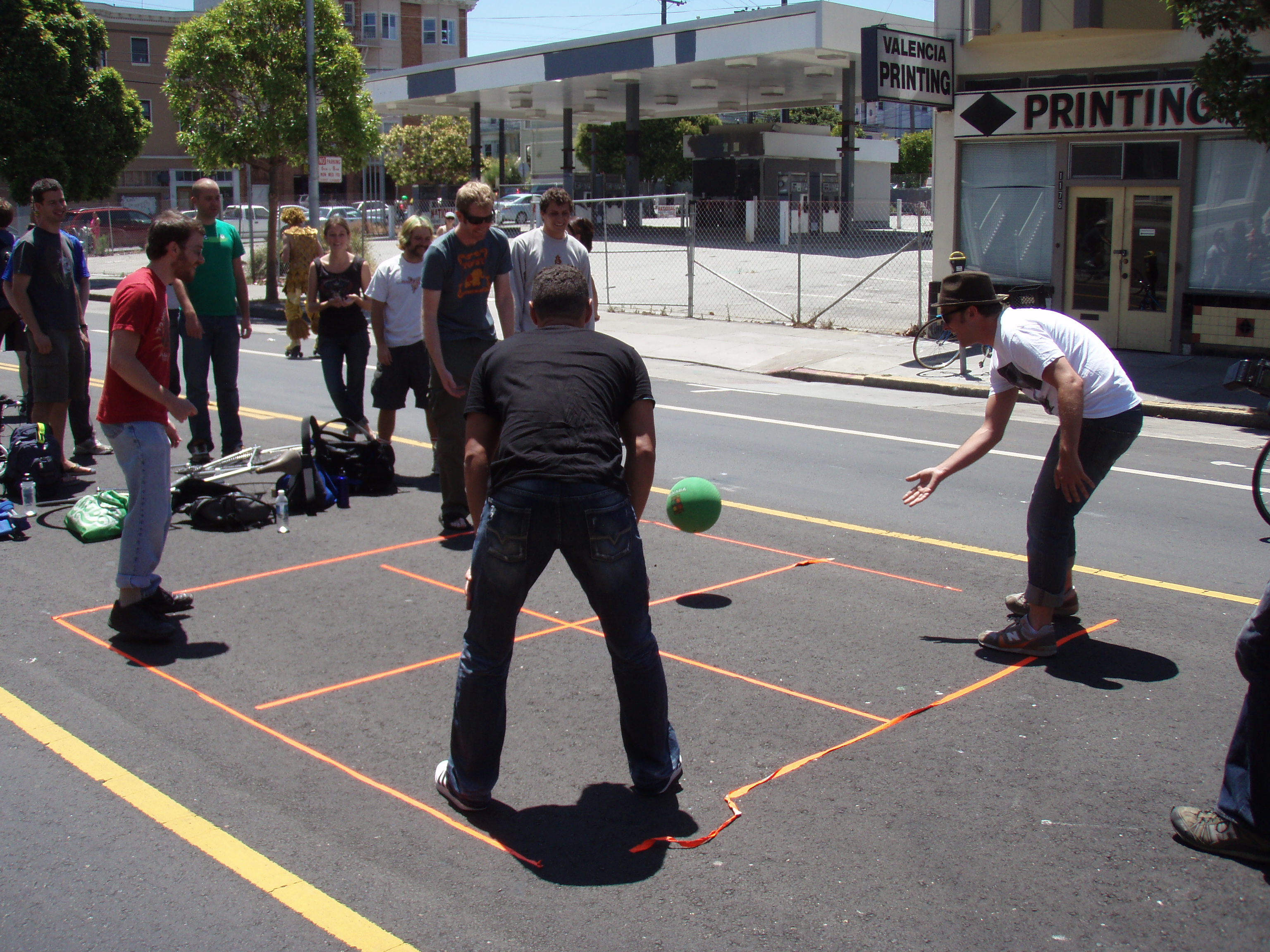 Finally, my favorite thing was watching adults completely forget how to play playground games.