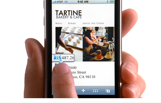 iPhone Ad, Tartine