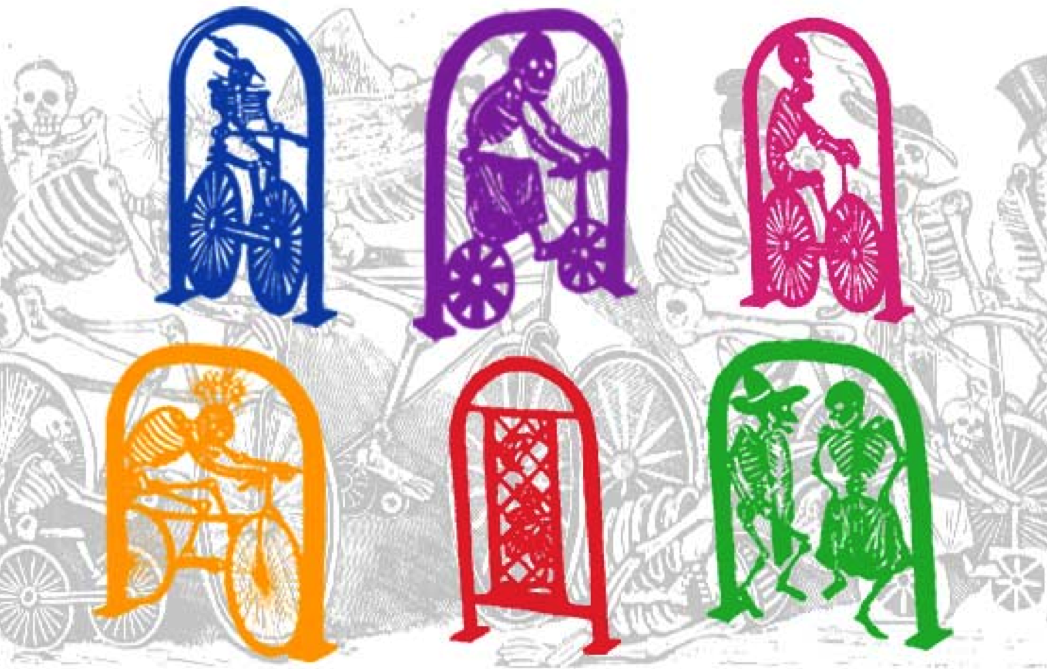 Valencia plan - bike racks as artwork They are also proposing to transform the bike racks into piece of art. Here were some concepts. Badass. (click to enlarge)