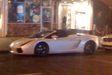 Sports car on Mission St.