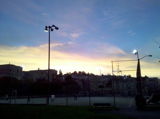 valencia sunset