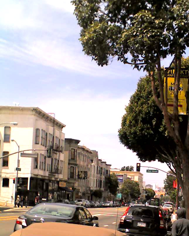 Barometric pressure yesterday made faraway landmarks look real close by