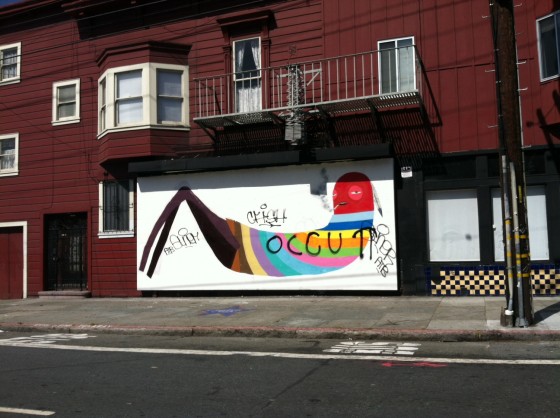 Occu Strikes Again All Over The Nice New Mural That Just Replaced It 