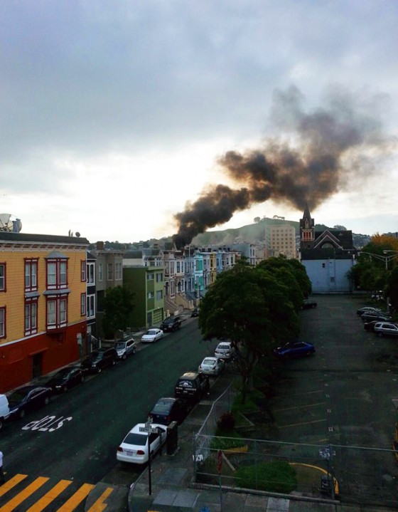 fire, mission district, san francisco, December 29th fire