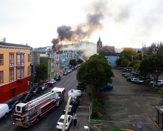 fire, mission district, san francisco, December 29th fire