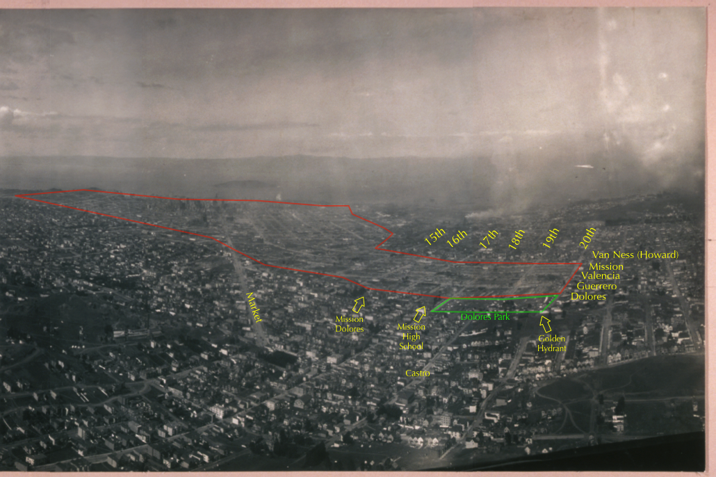 1906 mission fire outline