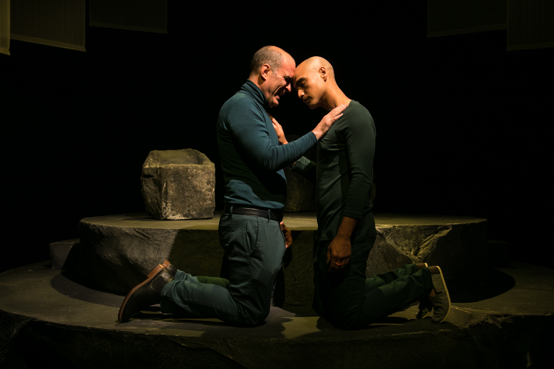 Lawrence Radecker as Dave (left) and Shoresh Alaudini as Gil (right)  Photo by Cheshire Isaacs